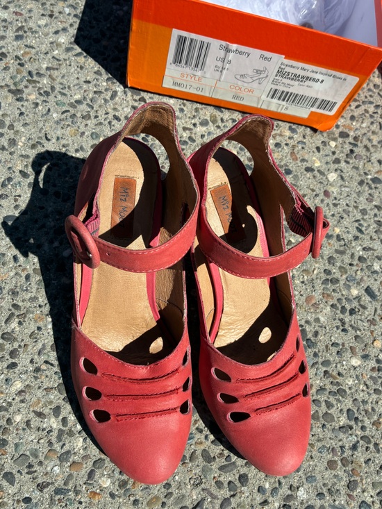 Miz Mooz Shoes - Miz Mooz - leather Mary Jane Heels